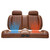 EZGO Golf Cart TXT RXV | MadJax Aviator Heat / Cool Seat Cushions Coffee