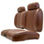 EZGO Golf Cart TXT RXV | MadJax Aviator Heat / Cool Seat Cushions Coffee