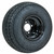 Golf Cart GTW 8" TopSpin Tire / Black Steel Wheel | 18" Tall | 1 Kit