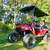 RedDot Tinted Folding Front Windshield for EZGO TXT w/ Storm Body 3/4" Struts