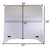 RedDot Tinted Folding Front Windshield for EZGO TXT w/ Storm Body 3/4" Struts