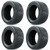 Golf Cart GTW 255/45-14 Fusion GTR DOT Street Tire | 23" Tall | Set of 4