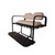 EZGO RXV Golf Cart 2008-Up | GTW MACH3 Rear Flip Seat | Oyster