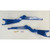 High Lifter Max Clearance Trailing Arm Kit 2014-2020 Polaris RZR4 XP 1000 Blue