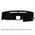 Fits Nissan Frontier 2005-2011 w/ Sensor Velour Dash Cover Mat Black