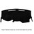 Dodge Caravan 2011-2020 No Sensor Velour Dash Cover Mat Black