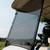 Yamaha G29 Drive Golf Cart 2007-Up Tinted Folding Front Windshield Factory Top