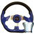 Yamaha G2-G29 Golf Cart Blue Racer Steering Wheel Chrome Adaptor Kit