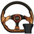 Club Car Precedent 2004-Up Golf Cart Woodgrain Steering Wheel Black Adapter Kit