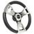 Gussi Italia Model 13 Black/Chrome 14" Steering Wheel | Club Car Precedent Golf