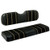 Red Dot Cooper Black Harmony Seat Covers | Club Car Precedent Golf Cart