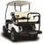 Madjax Genesis 250 Rear Deluxe Flip Seat | Club Car DS Golf Cart| Buff