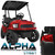 Madjax Alpha Street Body Club Car Precedent Onward Tempo Golf Cart | Red