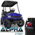 Madjax Alpha Street Body Club Car Precedent Onward Tempo Golf Cart | Blue