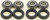 1999 Harley FXDL Dyna Low Rider Wheel Bearing and Seal Kit Set of 2