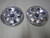 Golf Cart EZGO Yamaha Club Car 8" Drifter Chrome Wheel Cover Hub Cap Set of 2