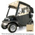 RedDot Chameleon 2 Passenger Golf Cart Track Enclosure | Yamaha Drive | Linen