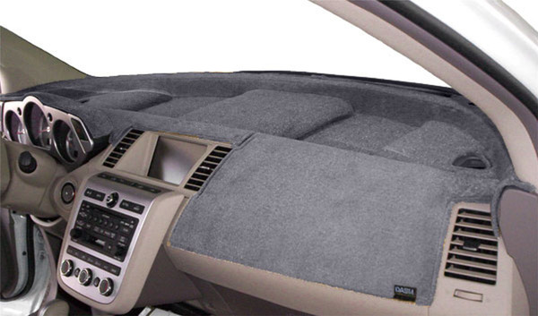 Fits Toyota Previa 1991-1993 w/ Alarm Velour Dash Cover Mat Medium Grey