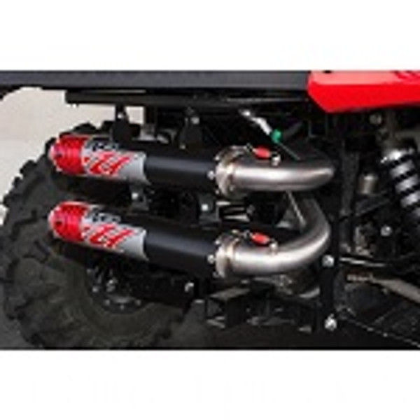 Big Gun EVO U Dual Slip On Exhaust | Kawasaki Teryx4 2012-2023 | 12-4682