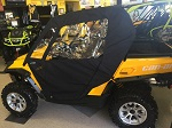 Can Am Commander Door Side Cab Enclosure Doors Custom Made to Order | Black