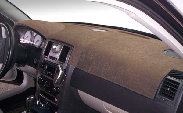 GMC Sierra 2007 w/ 2 Glove Boxes Brushed Suede Dash Cover Mat Taupe