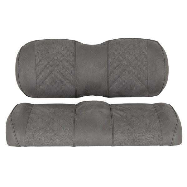 RedDot Premium Style Front Seat | Club Car Precedent Onward Tempo | Pewter Suede