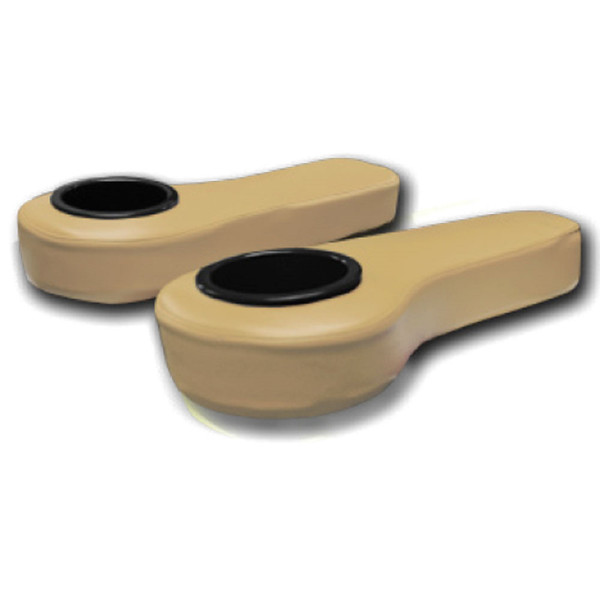 GTW Rear Seat Armrest Set w/ Cup Holders for Mach Series / Gesesis 150 | Buff