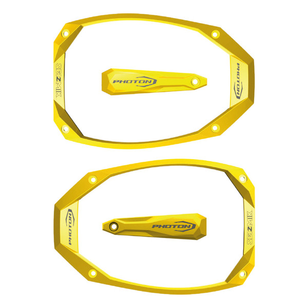 Seizmik Photon Cast Aluminum Side View Mirrors Bezel Trim Kit | Yellow