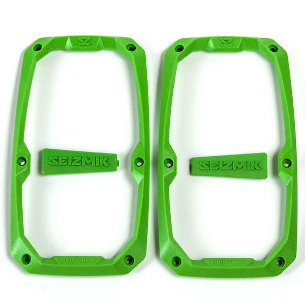 Seizmik Embark ABS Side View Mirrors Bezel Trim Kit | Green