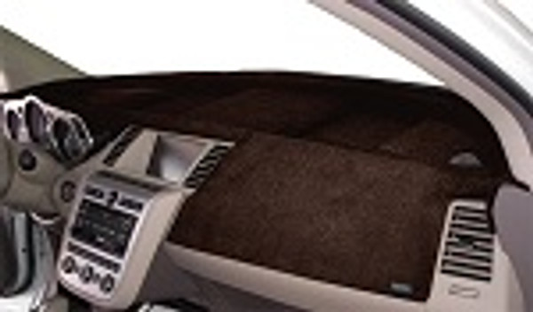 Fits Hyundai Elantra 2019-2020 Velour Dash Board Cover Mat Dark Brown