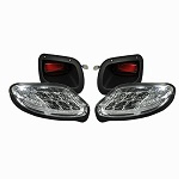 GTW EZGO TXT / T48 Golf Cart 2014-Up LED Light Kit w/ Tail Lights | 02-117