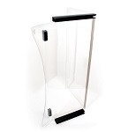 RedDot EZGO ST350 Golf Cart 3/16" Clear Folding Front Windshield