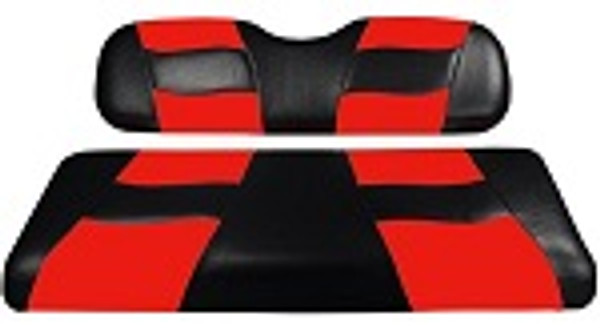 MadJax Riptide Black / Red Rear Seat Covers | For Genesis 150 Rear Seats