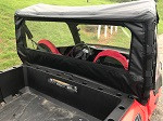 Polaris General 2016-2026 Rear Vinyl Windshield Wind Jammer Custom Made | Black