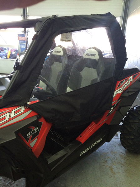 Polaris RZR XP Turbo S Upper Door Enclosures w/ Vinyl Windows | Made to Order