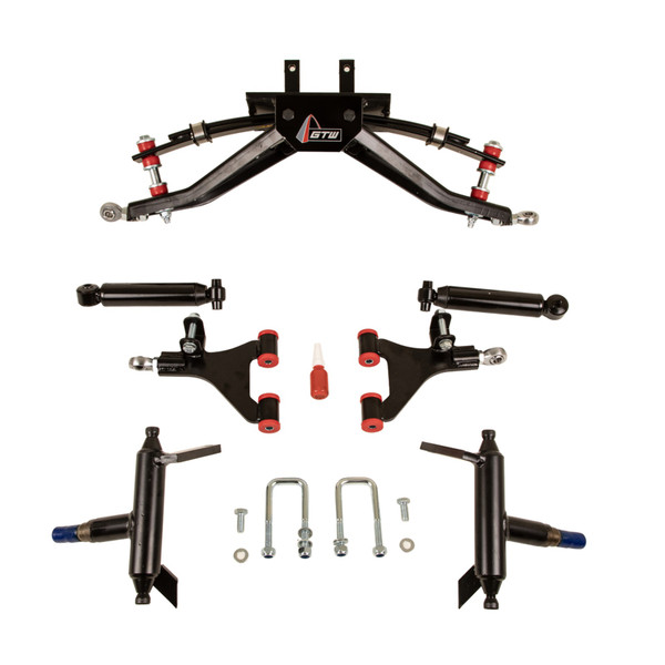 GTW 4" Double A-Arm Front Lift Kit | Yamaha G29 Drive Drive2 2007-Up Golf Cart