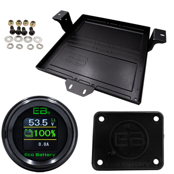 Install Kit for Eco 70v 105ah LifePo4 Lithium Battery | EZGO RXV Metal