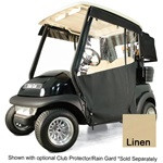RedDot Chameleon 2 Passenger Golf Cart Track Enclosure | Club Car | Linen