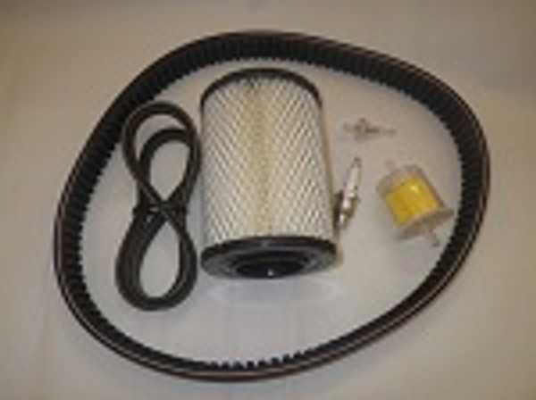 EZGO 2-Cycle Gas Golf Cart 1989-1991 | Tune Up Kit With Drive & Starter Belts