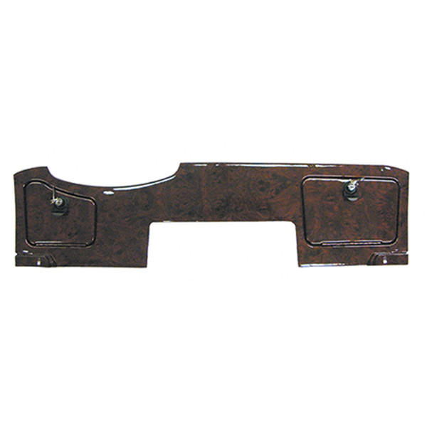 EZGO RXV Golf Cart 2008-2023 Woodgrain Dash Cover w/ Locking Glove Boxes