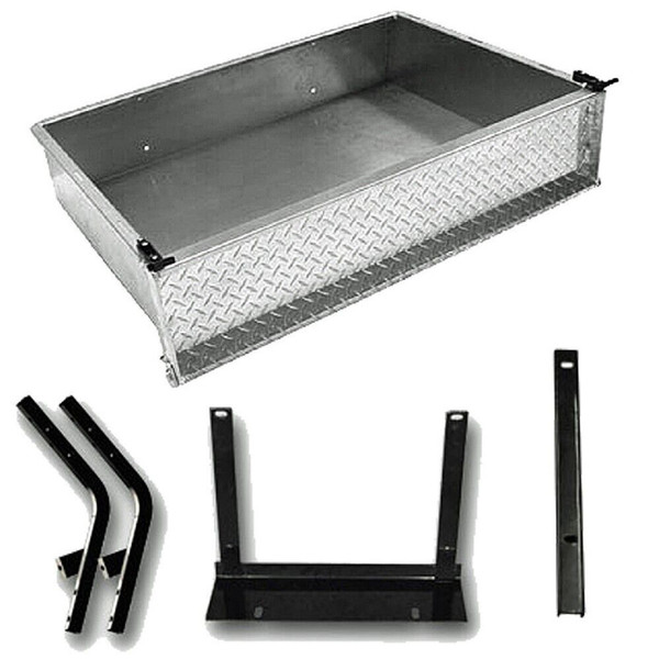 GTW Aluminum Rear Cargo Box Kit | 1995-2007 Yamaha G14-G22 Golf Cart | 04-052