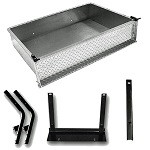 GTW Aluminum Rear Cargo Box Kit | 1995-2007 Yamaha G14-G22 Golf Cart | 04-052
