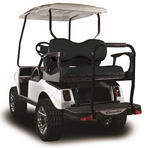 Madjax Genesis 300 Rear Deluxe Flip Seat | Club Car DS 1982-Up | Black