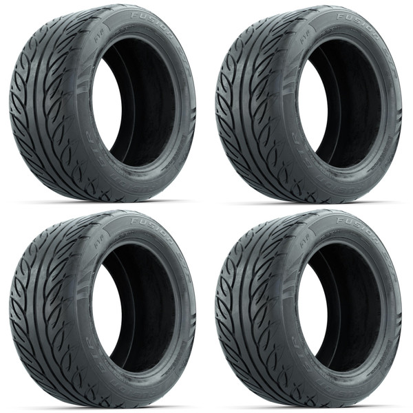 Golf Cart GTW 255/45-14 Fusion GTR DOT Street Tire | 23" Tall | Set of 4