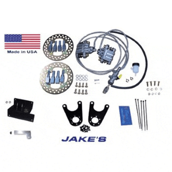 Jakes Front Disc Brake Kit | Club Car Precedent 2004-2008 w Spindle Lift | 7252