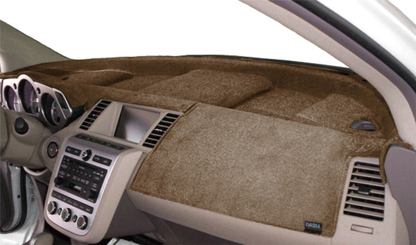 Ford SuperDuty 2023-2026 w/ 2 GB No CS w/ HUD Velour Dash Cover Mat Mocha