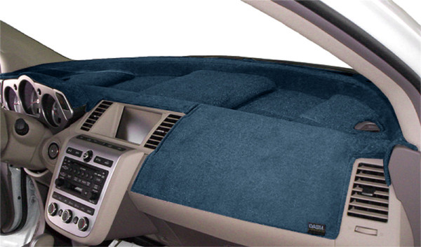 Fits Hyundai Santa Fe w/ Storage 2007-2012 Velour Dash Cover Medium Blue