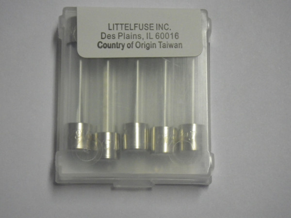 AGC20 20 Amp Glass Type Fuse 5 Pack by Littlefuse