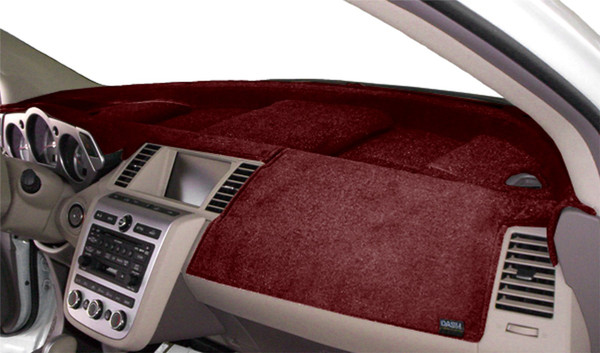 Chevrolet Impala 2014-2016 No 8" Screen Velour Dash Cover Mat Red