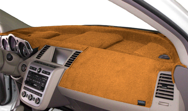 Fits Dodge Omni 4DR Hatchback 1990 Velour Dash Board Cover Mat Saddle